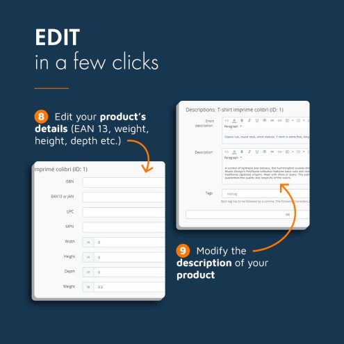 PrestaShop Quick Product Administration module