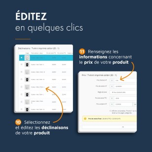 Edition de masse produits PrestaShop, module d'administration rapide