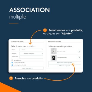 Produits associés sur PrestaShop, module d'association facilitée