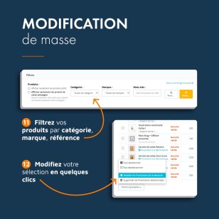 PrestaShop module promotion, gestion en masse des prix réduits