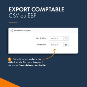 Export Comptable CSV et EBP