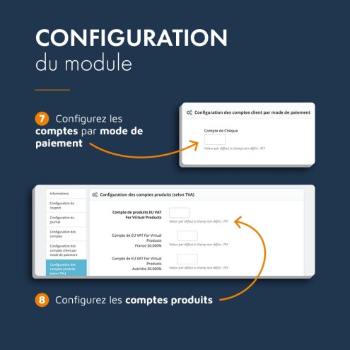 PrestaShop comptabilité, module d'export comptable CSV et EBP