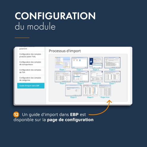PrestaShop comptabilité, module d'export comptable CSV et EBP