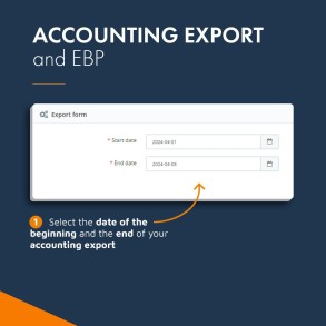 Accounting export and EBP module
