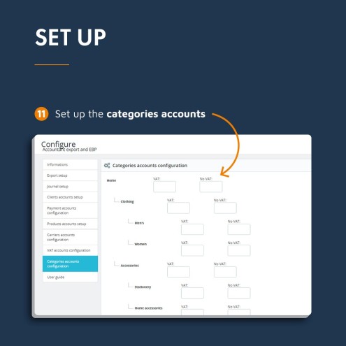 Accounting export and EBP module PrestaShop