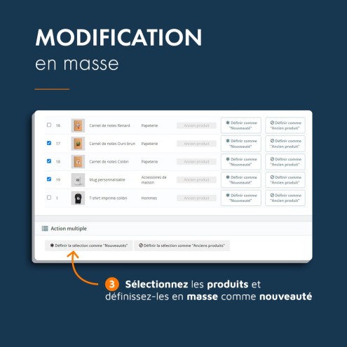 Module Gestion des nouveaux produits PrestaShop