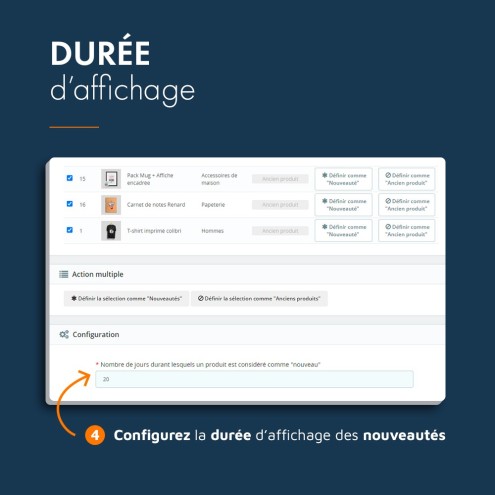 Module Gestion des nouveaux produits PrestaShop