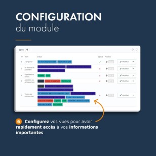 Liste de commandes PrestaShop, module pour une interface améliorée