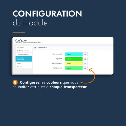 Liste de commandes PrestaShop, module pour une interface améliorée
