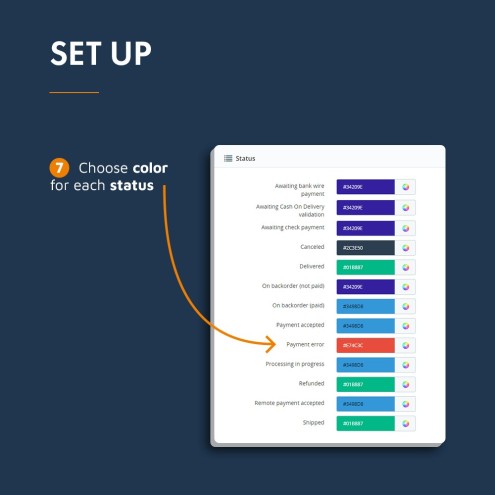 Improved PrestaShop order list module