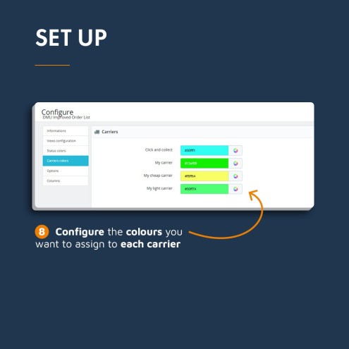Improved PrestaShop order list module