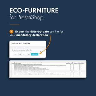 PrestaShop eco-furniture module, eco-furniture tax