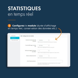 Module statistique PrestaShop, analyse et suivi en temps réel